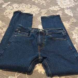Dark Blue Denim Jeans